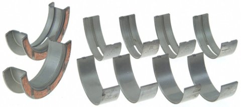 Sealed Power Main Bearing Sets 4907M10 Bearings, 0.010 in. Crankshaft Undersize, Tri Metal, 1/2 Groove, Ford, 385 Series Big Block, 429, 460, Set of 5 thumbnail 2