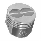 Speed-Pro Forged Pistons L2291F30 Pistons, Forged, Flat, 4.080 in. Bore, Ford, Mercury, Set of 8 thumbnail 2