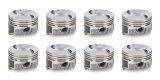 Speed-Pro Hypereutectic Pistons H661CP40 Pistons, Hypereutectic, Flat, 4.290 in. Bore, Chevy, GMC, Set of 8 thumbnail 3