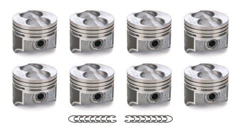 Speed-Pro Hypereutectic Pistons H336CP30 Pistons, Hypereutectic, Flat, 4.030 in. Bore, Ford, Mercury, Set of 8 thumbnail 4