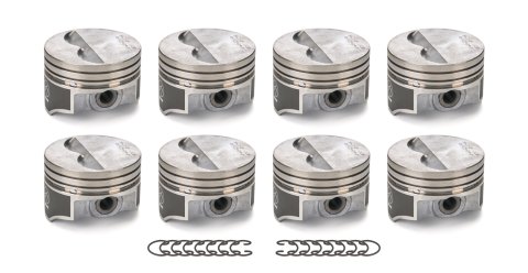 Speed-Pro Hypereutectic Pistons H631CP30 Pistons, Hypereutectic, Flat, 4.030 in. Bore, Chevy, Set of 8 thumbnail 4