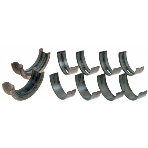 Sealed Power Main Bearing Sets 146M10 Bearings, Performance, 0.010 in. Crankshaft Undersize, Tri Metal, 3/4 Groove, Ford, Mercury, 351C, Set of 5