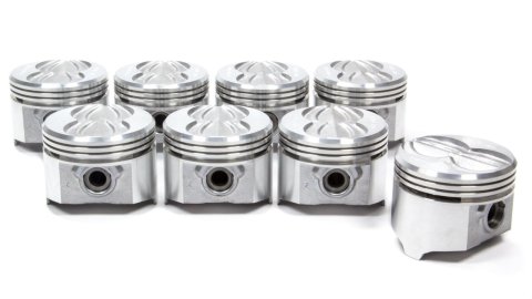Sealed Power Cast Pistons 411NP30 Pistons, Cast, Flat, 4.150 in. Bore, Pontiac, Set of 8 thumbnail 4