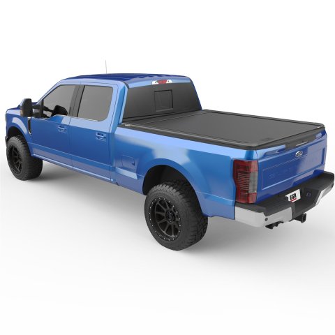 EGR RollTrac Manual Tonneau Covers for 2017-2024 F-250 SUPER DUTY, F-350 DUTY - RT040031ML Cover, RollTrac, Manual, 6 3/4 ft. Bed Length, Hard Cover, Black, Retractable, Aluminum, Ford, Each thumbnail 3