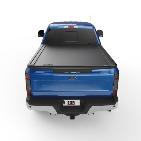 EGR RollTrac Manual Tonneau Covers for 2017-2024 F-250 SUPER DUTY, F-350 DUTY - RT040031ML Cover, RollTrac, Manual, 6 3/4 ft. Bed Length, Hard Cover, Black, Retractable, Aluminum, Ford, Each thumbnail 7