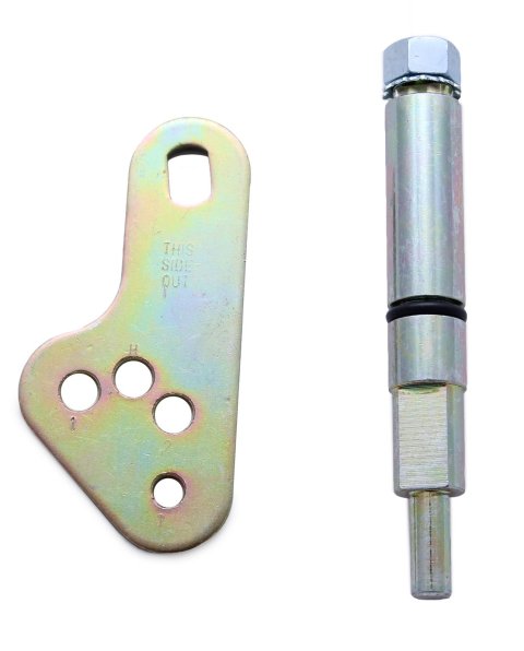 FTI Performance Powerglide Transmission Two Piece Shift Levers F2555A Automatic Brackets and Levers, Lever, 2-Piece, 4 Mounting Holes, Zinc Plated Steel, Chevrolet, Powergilde, Each thumbnail 2