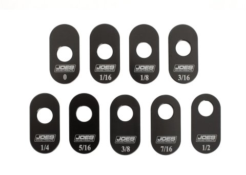 JOES Racing Products Slotted A-Arm Slugs 15050 Slug, Slotted, Control Arm, Aluminum, Set of 9