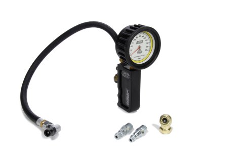 JOES Racing Products Billet Quick-Fill Tire Inflators 32491 Pressure Gauge, Inflator, Quick Fill, Glow-In-The-Dark, Analog, 0 - 60 psi, 2.50 in. Diameter, Each thumbnail 2