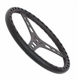 JOES Racing Products Aluminum Steering Wheels 13534-B Wheel, Aluminum, Black Anodized, 3-Spoke, 1.0 in. Dish, 14 in. Diameter, Dual 3-Bolt Mount, Each thumbnail 4