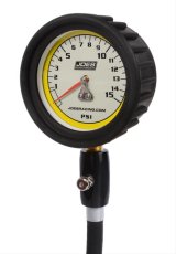 JOES Racing Products Pro Tire Gauges 32325 Pressure Gauge, Series, Glow-In-The-Dark, Analog, 0 - 15 psi, 2.50 in. Diameter, Each thumbnail 2