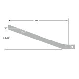 JOES Racing Products Micro Sprint Torsion Arms 25939 Arm, Sprint, Passenger Side Rear, Aluminum, Black Anodized, 4.375 in. Offset, Each thumbnail 1
