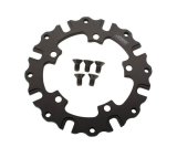 JOES Racing Products Hub Rotor Flanges 25361 Brake Flange, Billet Aluminum, Black, 5 x 5.00 in., Each thumbnail 2