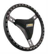 JOES Racing Products Steering Wheel Pads 13650 Pad, 3-spoke, Vinyl, Black, Each thumbnail 2