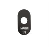 JOES Racing Products Slotted A-Arm Slugs 15043 Slug, Slotted, Control Arm, 1/8 in. Offset, Aluminum, Each thumbnail 1