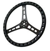 JOES Racing Products Aluminum Steering Wheels 13513-B Wheel, Aluminum, Black Anodized, 3-Spoke, 2.5 in. Dish, 13 in. Diameter, 3-Bolt Mount, Each thumbnail 2