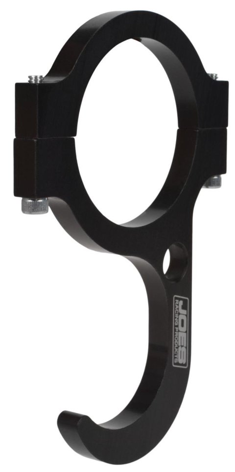 JOES Racing Products Steering Wheel Hooks 10704-B Hook, 1 3/4 in., Aluminum, Black, Each