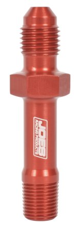 JOES Racing Products Oil Pressure Fittings 42800 Fitting, Adapter, AN to NPT, Straight, Aluminum, Red Anodized, 1/8 in. NPT, -4 AN, Each thumbnail 3