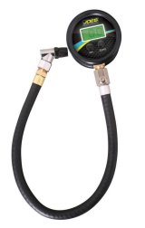 JOES Racing Products Digital Tire Pressure Gauges 32435 Gauge, Lighted, Digital, 0 - 60 psi, Green Face, Bleed Valve, 17 in. Hose Length, Each thumbnail 2