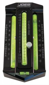 JOES Racing Products Caster Camber Gauges 28209 Gauge, Aluminum, 0-12/0-4 Degrees Pos/Neg, .500/.250 Increments, Case, Racing, Each thumbnail 3