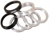 JOES Racing Products Micro Sprint Split Coned Axle Spacers 25823 Driveshaft and Spacers, Sprint, Cone Spaces, 1.750 in. ID, Aluminum, Black Anodized Finish, Set of 7 thumbnail 2
