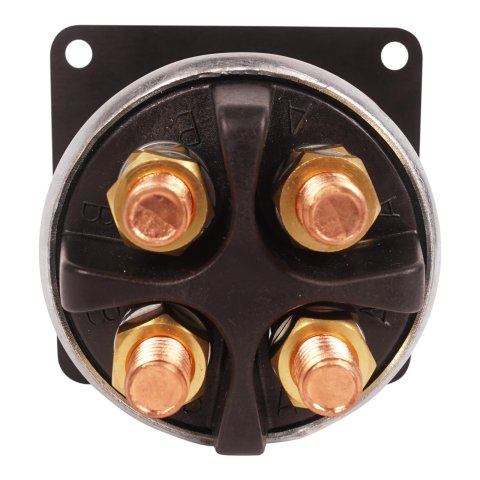 JOES Racing Products 4-Terminal Battery Disconnect Switches 46216 Switch, 4-Terminal, Manual, Rotary, 12 V Compatible, With Switch Panel On/Off, Each thumbnail 2