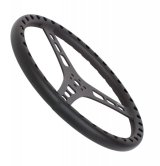 JOES Racing Products Aluminum Steering Wheels 13533-B Wheel, Aluminum, Black Anodized, 3-Spoke, 1.0 in. Dish, 13 in. Diameter, Each thumbnail 2