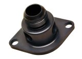 JOES Racing Products Water Neck Outlets 36000 Neck, Aluminum, Black Anodized, Straight Up, -16 AN Male Threads, 3/8 in. NPT Ports, Chevrolet, Each thumbnail 2