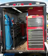 JOES Racing Products Toolbox Labels 17500 Storage Cabinet Drawer Labels, Tools Description Type, Vinyl, Black Label with Yellow Lettering, Set thumbnail 1
