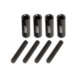 JOES Racing Products Valve Cover Fasteners 34350 Fasteners, 1/4 in. Drive Design, Aluminum/Steel, Black Anodized, 1/4 in.-20, Set of 4 thumbnail 2