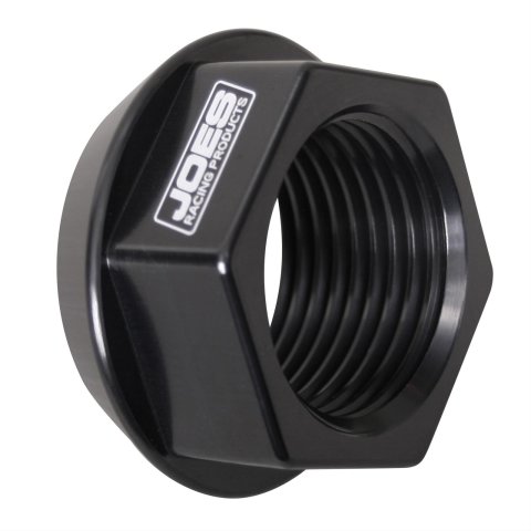 JOES Racing Products Micro Sprint Rear Axle Nuts 25697 Nut, Sprint, Right Hand Threads, Aluminum, Black, Each