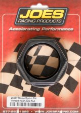 JOES Racing Products Micro Sprint Rear Axle Nuts 25697 Nut, Sprint, Right Hand Threads, Aluminum, Black, Each thumbnail 2
