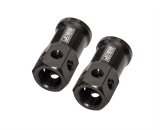 JOES Racing Products Quick-Change Gear Cover Fasteners 34359 Fasteners, Quick Change Cover, 3/8-16, Aluminum, Black, Pair thumbnail 1
