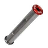 JOES Racing Products Micro Sprint Tubular King Pin Assemblies 25642 Pins, Sprint, Kingpin, Steel, Natural Finish, 3.8 in. Long, 0.625 in. OD, with Threaded Cap, Red Anodized, for V2 Spindles, Each thumbnail 1