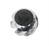 JOES Racing Products Lightweight Shift Knobs 16022 Knob, 3/8-16, Lightweight, Round, Polished 6061 Billet Aluminum, Slotted, Logo, Each thumbnail 3