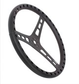 JOES Racing Products Aluminum Steering Wheels 13515-B Wheel, Aluminum, Black Anodized, 3-Spoke, 2.5 in. Dish, 15 in. Diameter, 3-Bolt Mount, Each thumbnail 1