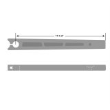 JOES Racing Products Micro Sprint Torsion Arms 25935 Arm, Sprint, Driver Side Rear, Aluminum, Black Anodized, 11.5 in. Length, Each thumbnail 1