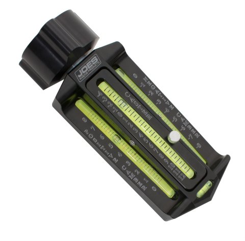 JOES Racing Products Caster Camber Gauges 28210 Gauge, Aluminum, Black Anodized, Magnetic Adapter, Bubble Level, Case, Racing, Each