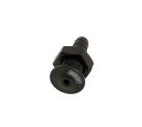 JOES Racing Products Radiator Overflow Fittings 34376 Fitting, Straight, Aluminum, Black Anodized, 7/16 in. Male Threads, 1/4 in. Hose Barb, Each thumbnail 1
