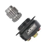 JOES Racing Products Steering Wheel Quick-Releases 13402 Quick-Release, 3-bolt Aftermarket, Aluminum, Black Anodized, 0.625 in. Shaft Diameter, Each thumbnail 2