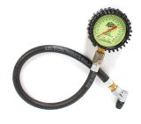 JOES Racing Products Glow-In-The-Dark Tire Pressure Gauges 32305 Gauge, Glow-In-The-Dark, Analog, 0-15 psi, Green Face, 2.50 in. Diameter, 17 in. Hose Length, Each thumbnail 2