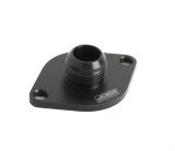 JOES Racing Products Water Neck Outlets 36050 Neck, Aluminum, Black Anodized, Straight Up, -16 AN Male Threads, Chevrolet, Each thumbnail 1