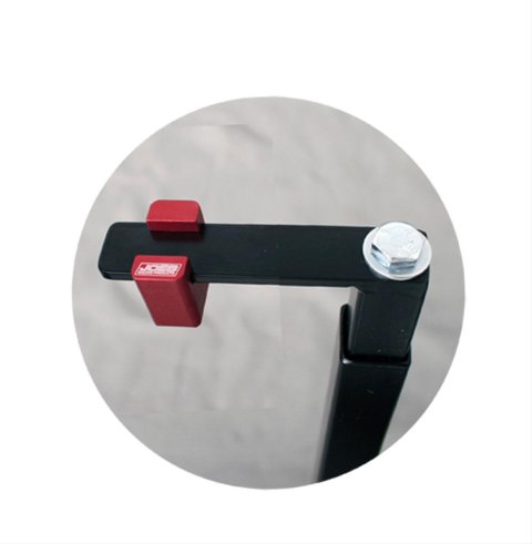 JOES Racing Products Clamp-On Radiator Brackets 36502 Bracket, Clamp-On, Billet Aluminum, Black Powdercoated, 1 1/2 in. Clamp Size, Each