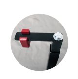 JOES Racing Products Clamp-On Radiator Brackets 36504 Bracket, Clamp-On, Billet Aluminum, Black Powdercoated, 1 3/4 in. Clamp Size, Each thumbnail 1
