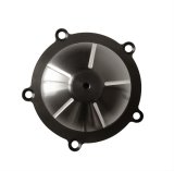 JOES Racing Products Wheel Hub Dust Caps 25026 Cap, Aluminum, Black, Machined Indicators, Each thumbnail 1