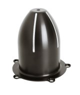 JOES Racing Products Wheel Hub Dust Caps 25026 Cap, Aluminum, Black, Machined Indicators, Each thumbnail 3
