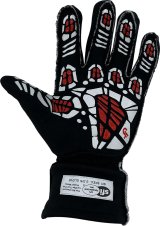 G-FORCE G-Limit RS Racing Gloves 54000CSMBK Driving Gloves, Racing, 2 Layers, Nomex®, Black, SFI 3.3/5, Youth Small, Pair thumbnail 1