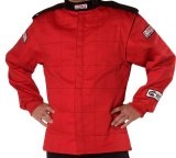 G-FORCE GF125 Driving Jackets 4126CLGRD Jacket, GF125, Single Layer, Pyrovatex, Red, SFI 3.2A/1, Youth's Large, Each thumbnail 5