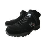 G-FORCE SFI Crew Shoes 4254115BK Casual Shoe, Crew, Low-Top, Men's 11 1/2, Black, Suede, Pair thumbnail 4