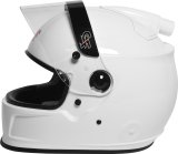 G-FORCE REVO AIR SA2020 Helmets 13008MEDWH Helmet, AIR, Full Face, Snell SA2020, Gloss White, Clear Polycarbonate Shield, EPS Liner, Vented, Medium, Each thumbnail 1