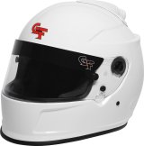 G-FORCE REVO AIR SA2020 Helmets 13008MEDWH Helmet, AIR, Full Face, Snell SA2020, Gloss White, Clear Polycarbonate Shield, EPS Liner, Vented, Medium, Each thumbnail 7